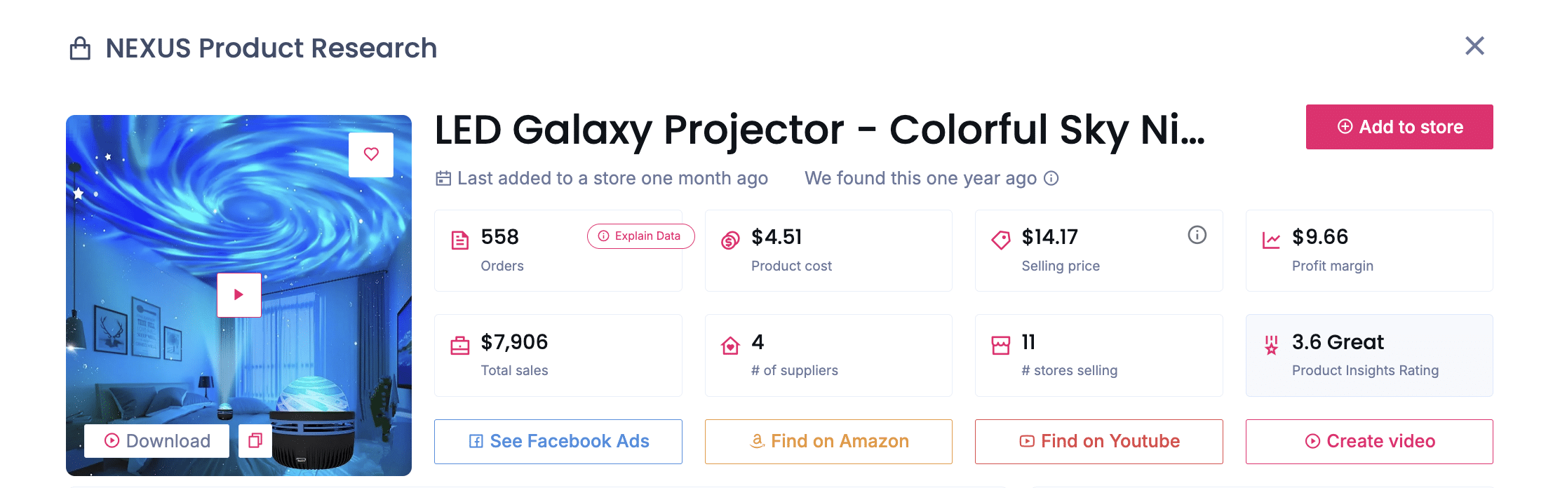 LED galaxy projectors